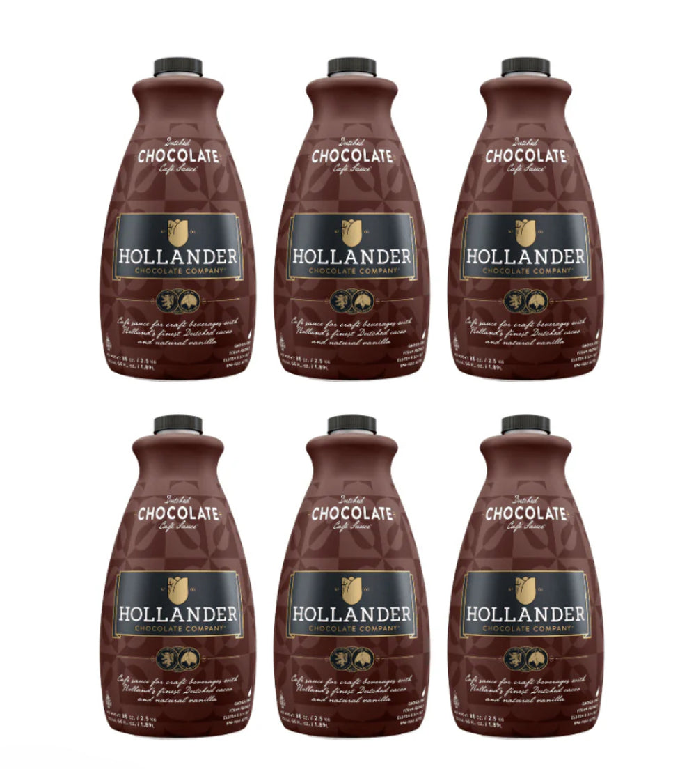 Hollander Chocolate Sweet Ground Dutched Chocolate Sauce