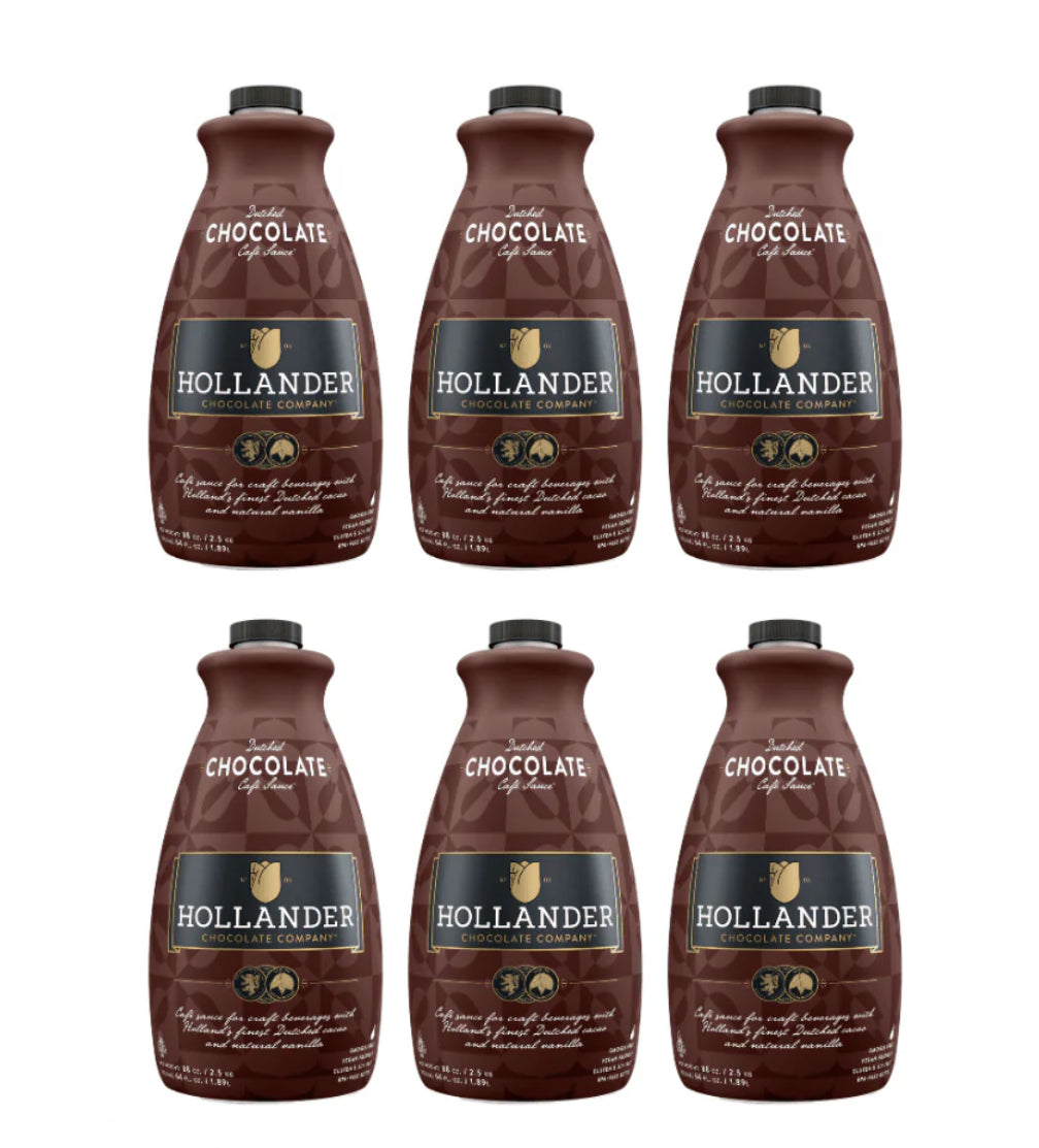 Hollander Chocolate Sweet Ground Dutched Chocolate Sauce