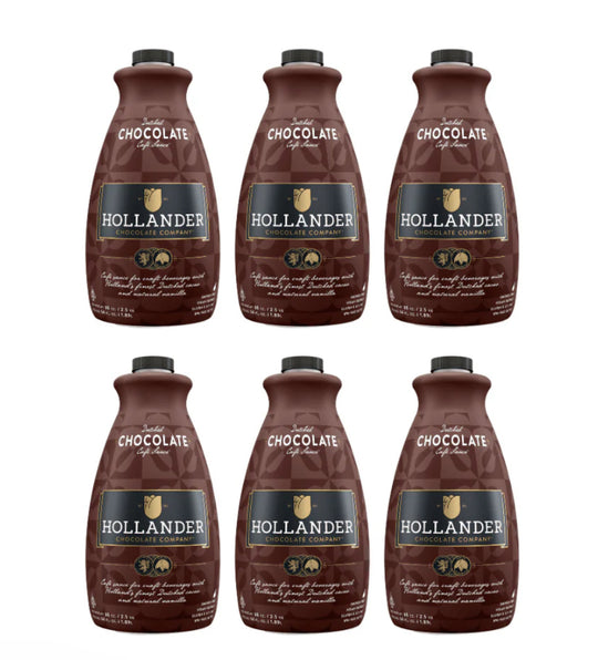 Hollander Chocolate Sweet Ground Dutched Chocolate Sauce
